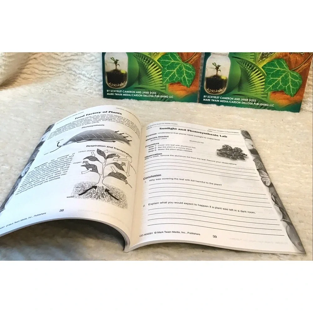 Life Science Books for Middle Grades Quest Homeschool Biology Paperbacks (3)